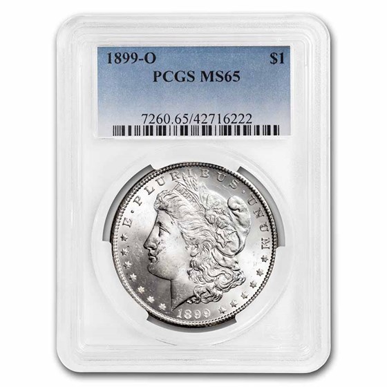 1899-O Morgan Dollar MS-65 PCGS 1899-O Morgan Dollar MS-65 PCGS